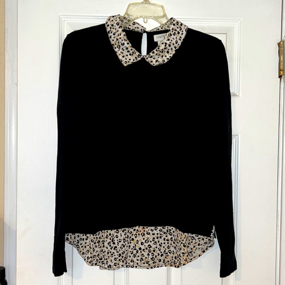 JCREW Faux collared Top/Sweater - Picture 1 of 8